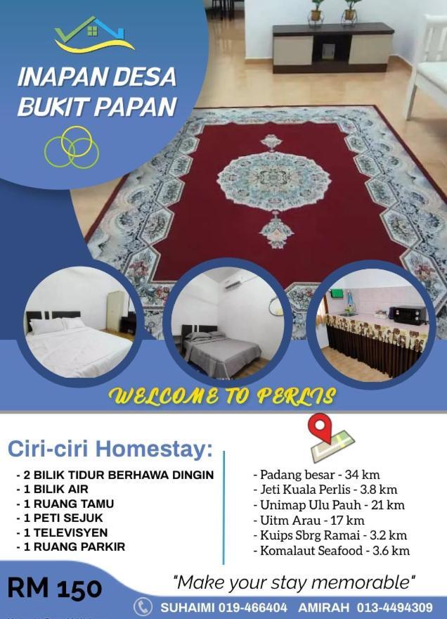 Inapan Desa Bukit Papan Apartamento Kuala Perlis Exterior foto